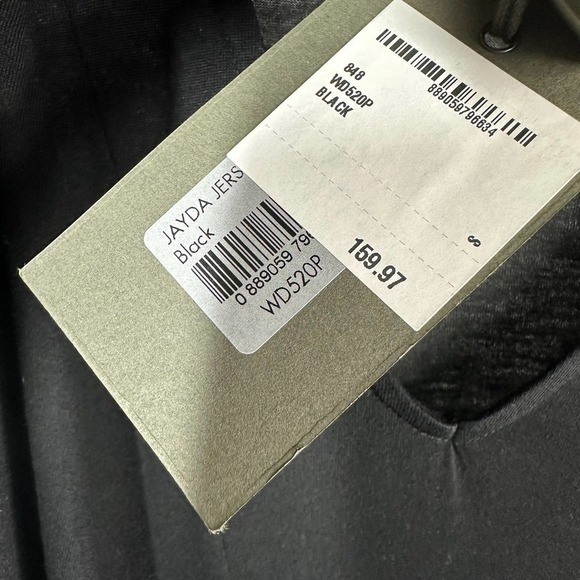 All Saints Jayda Jersey Tunic Soft Knit Dress Size Small Black - Picture 8 of 10